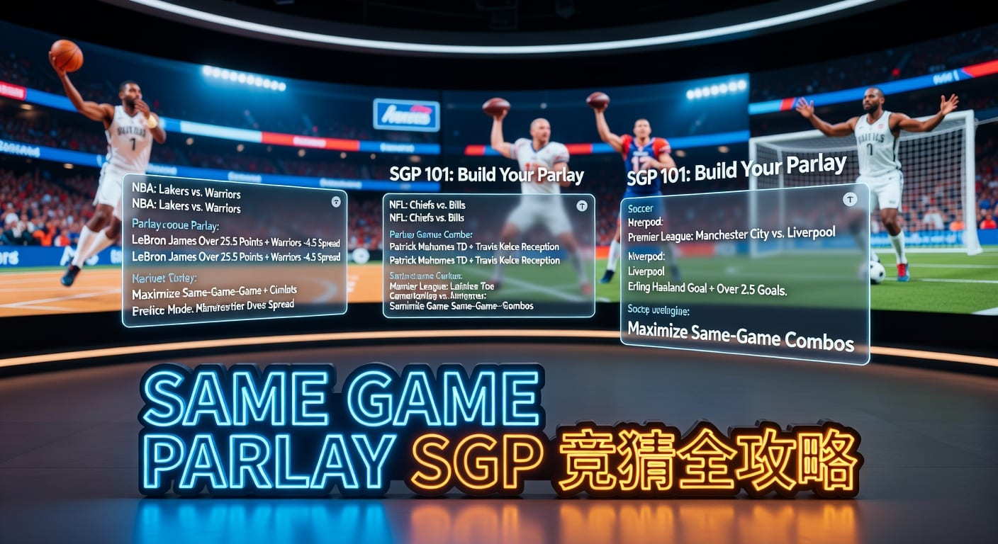 same game parlay SGP 全解析：投注技巧与投注技巧